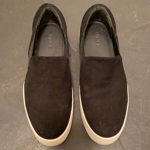 Vince platform slip on shoes